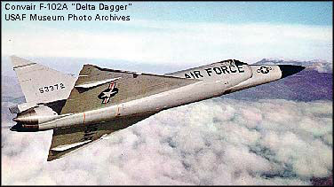 F-102 Aircraft of the 456 F.I.S. 
