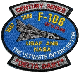 F-106 Commemorative Patch 1957-1988 (Recreated Design)