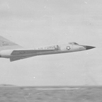 590011 F-106A In-flight